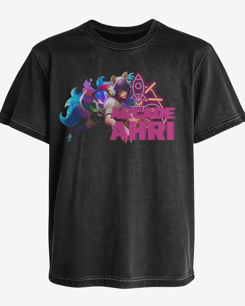 Polera desgastada Arcade Ahri