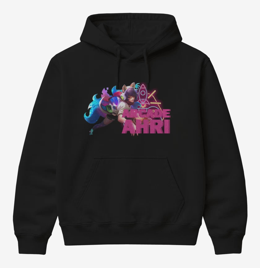 Poleron Canguro básico Arcade Ahri