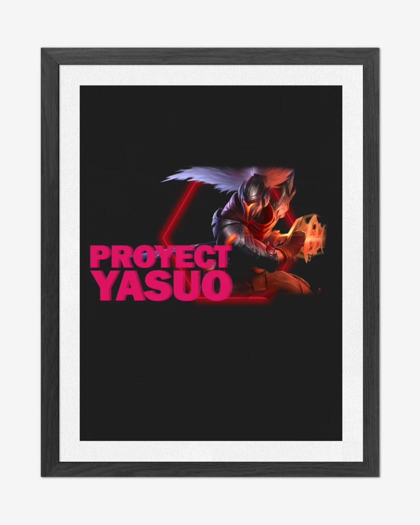Cuadro decorativo Negro de Proyect Yasuo 2