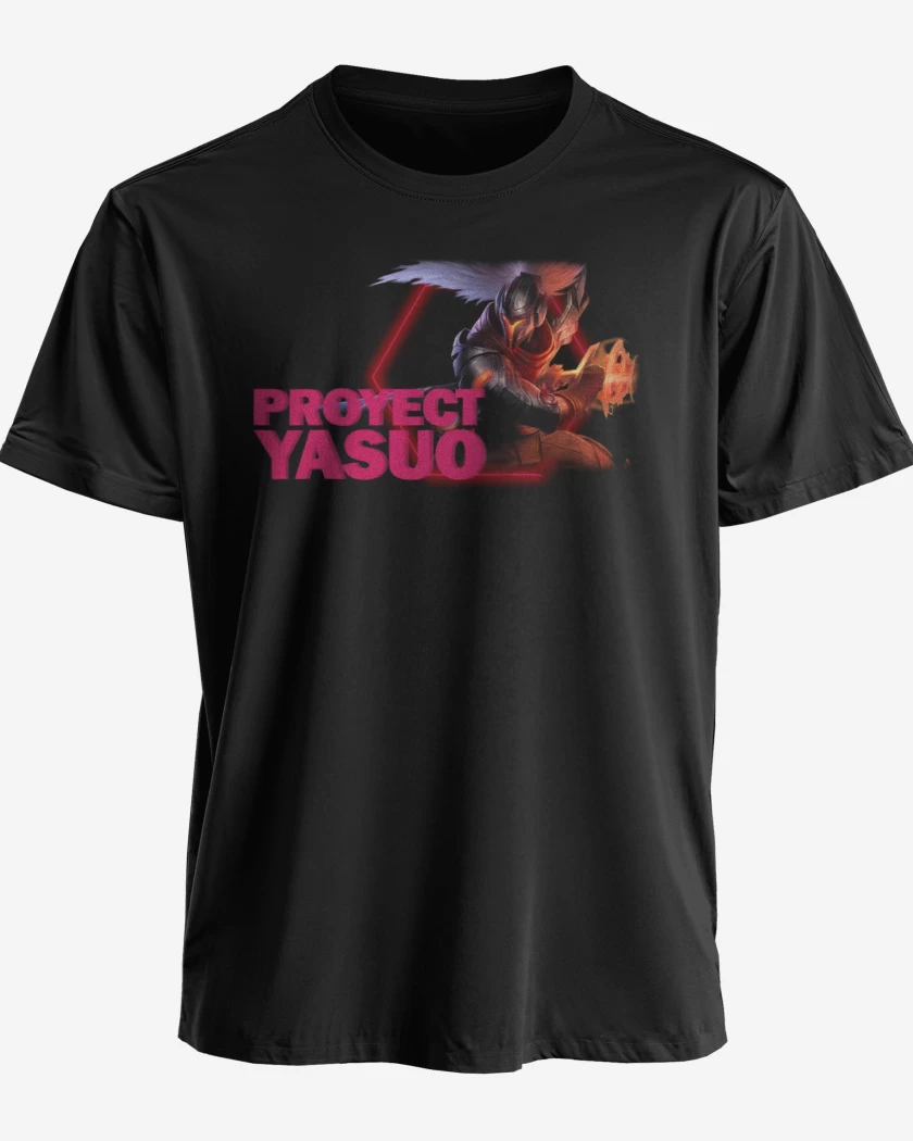 Polera premium Negro de Proyect Yasuo 2