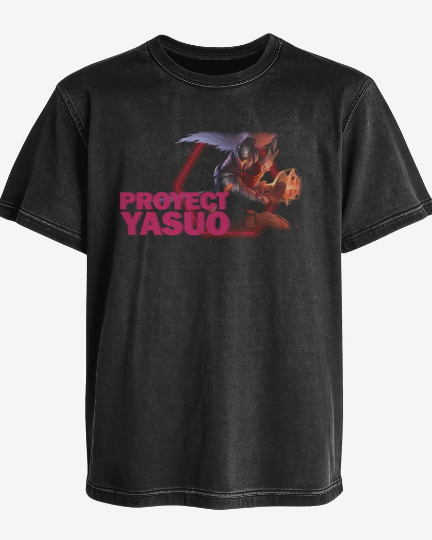 Polera desgastada Proyect Yasuo 2