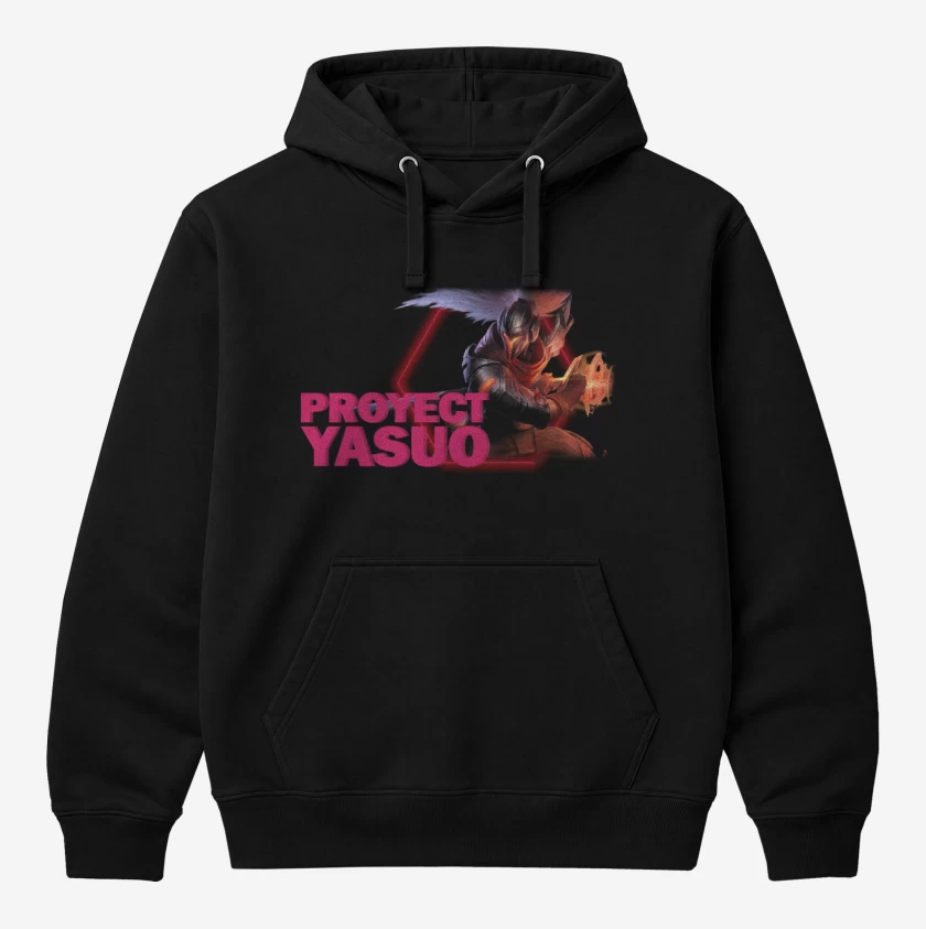 Polerón Canguro Negro de Proyect Yasuo 2