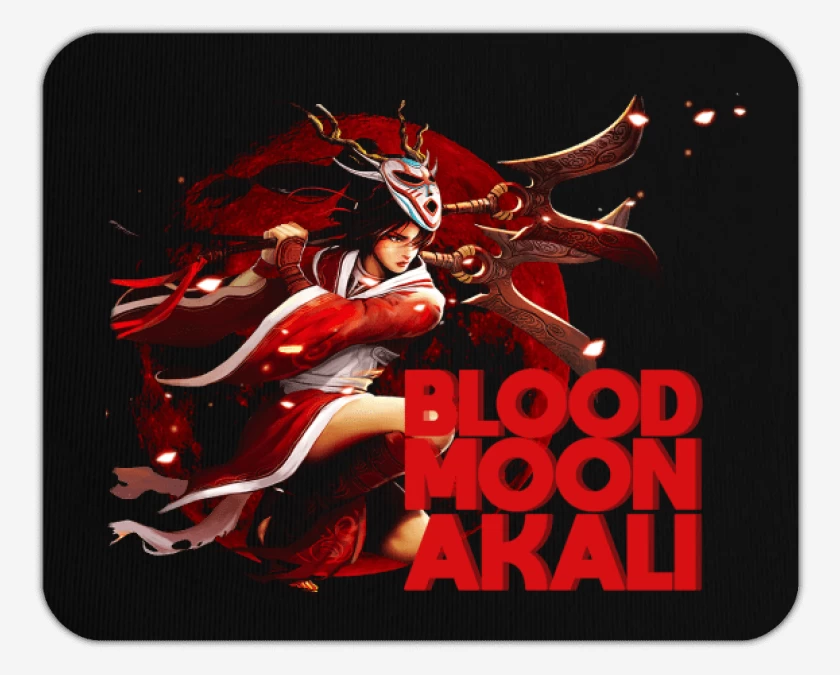 Mousepad Blood moon Akali
