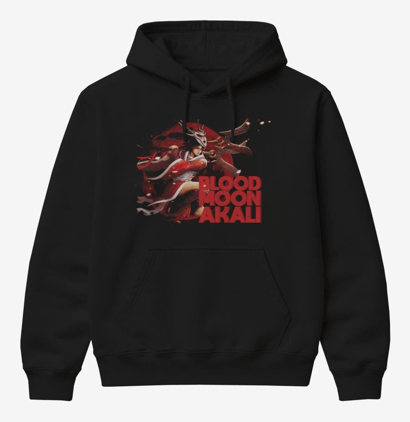 Poleron Canguro básico Blood moon Akali