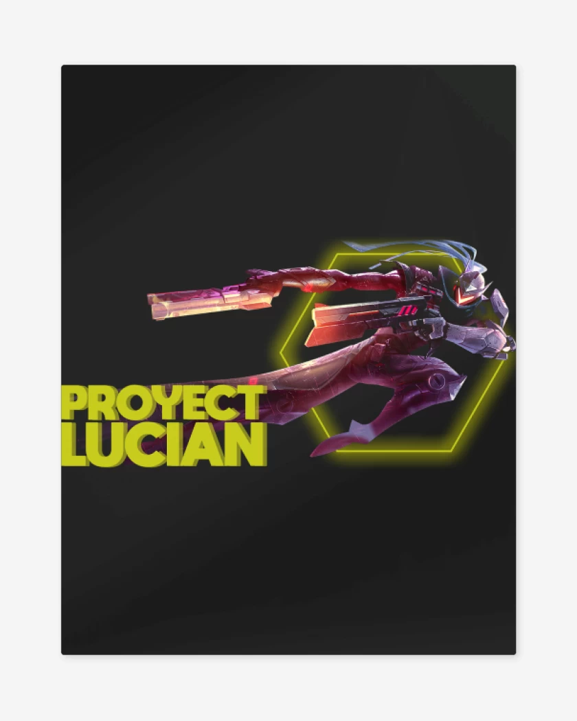 Print metalico Negro de Proyect Lucian