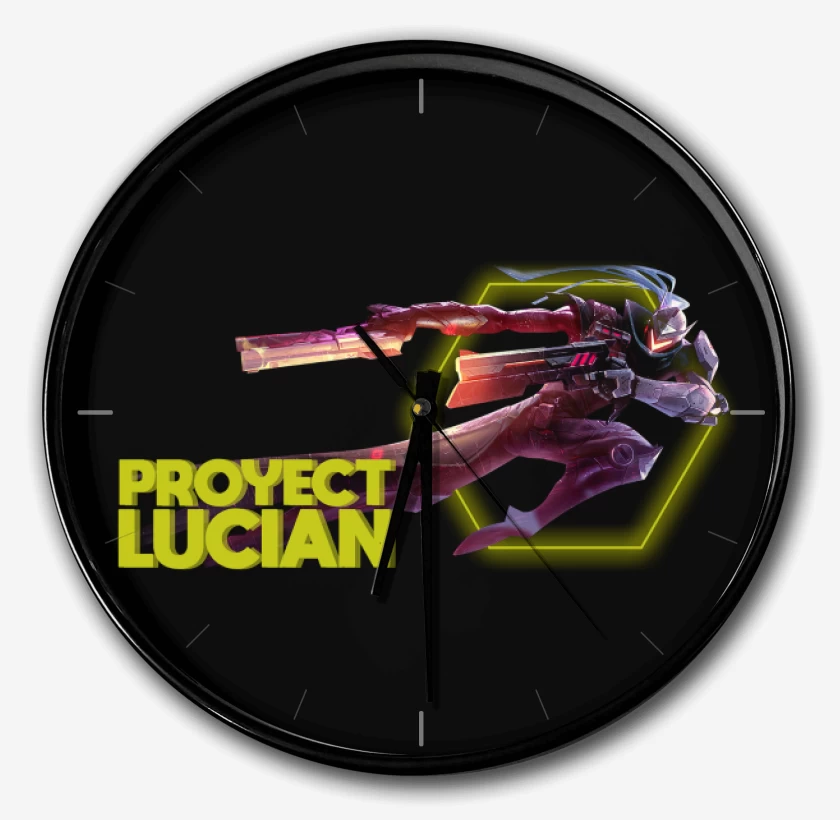 Reloj Negro de Proyect Lucian