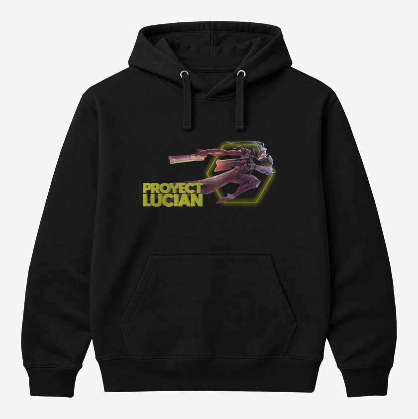 Polerón Canguro Negro de Proyect Lucian