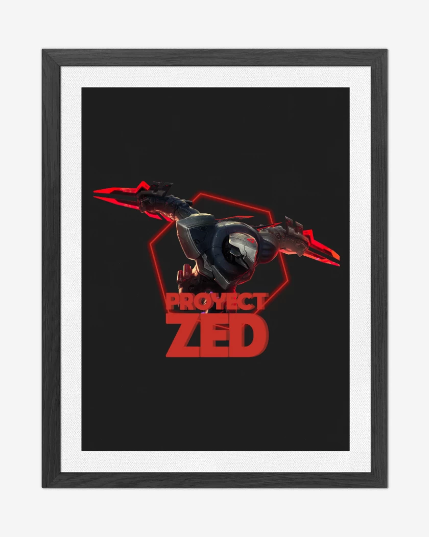 Cuadro decorativo Negro de Proyect Zed