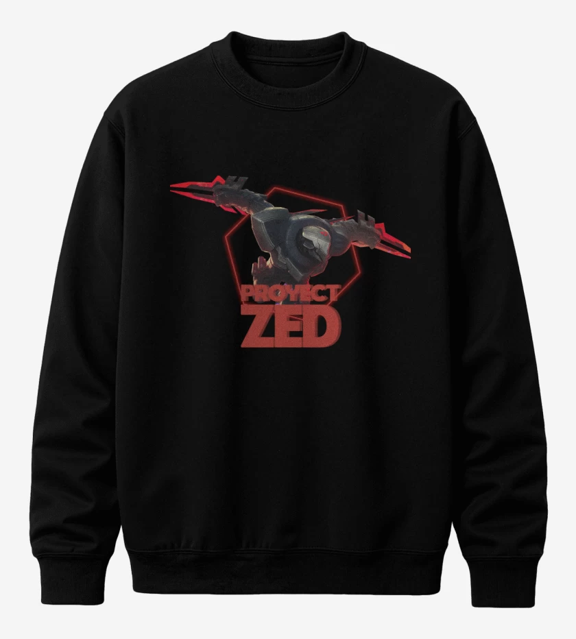 Poleron polo Negro de Proyect Zed