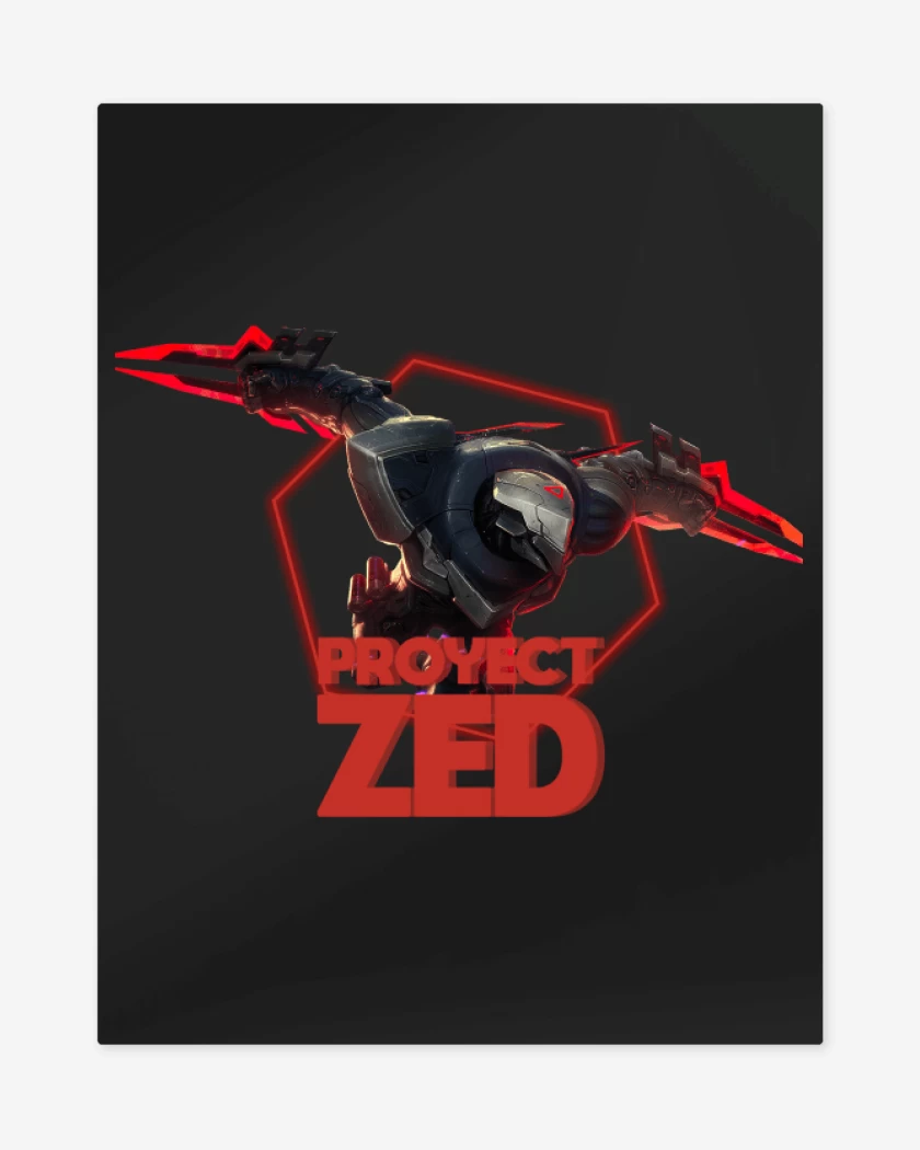 Print metalico Negro de Proyect Zed