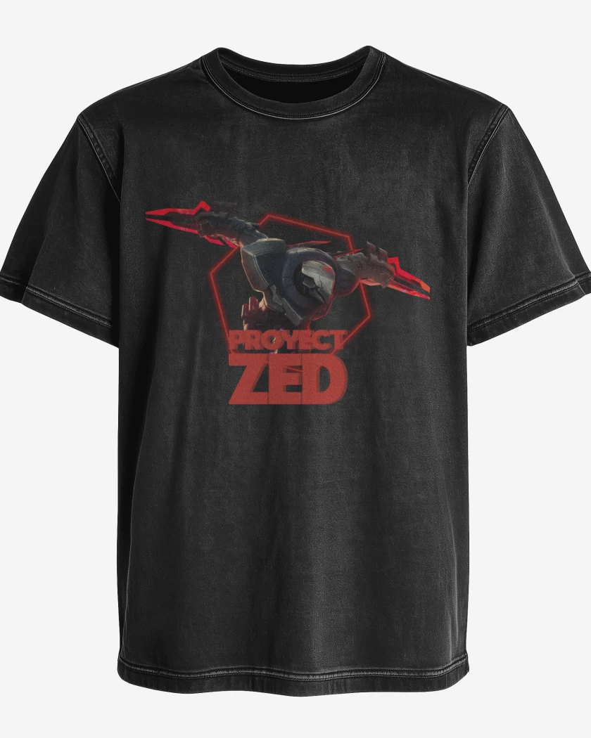 Polera desgastada Proyect Zed
