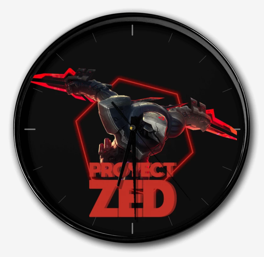 Reloj Negro de Proyect Zed