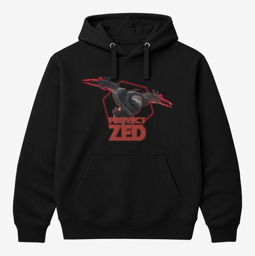 Polerón Canguro Negro de Proyect Zed