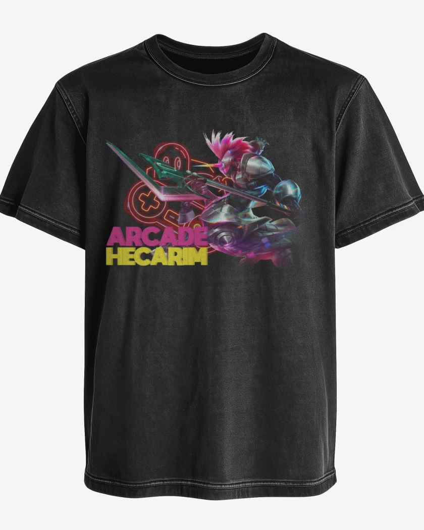 Polera desgastada Arcade Hecarim