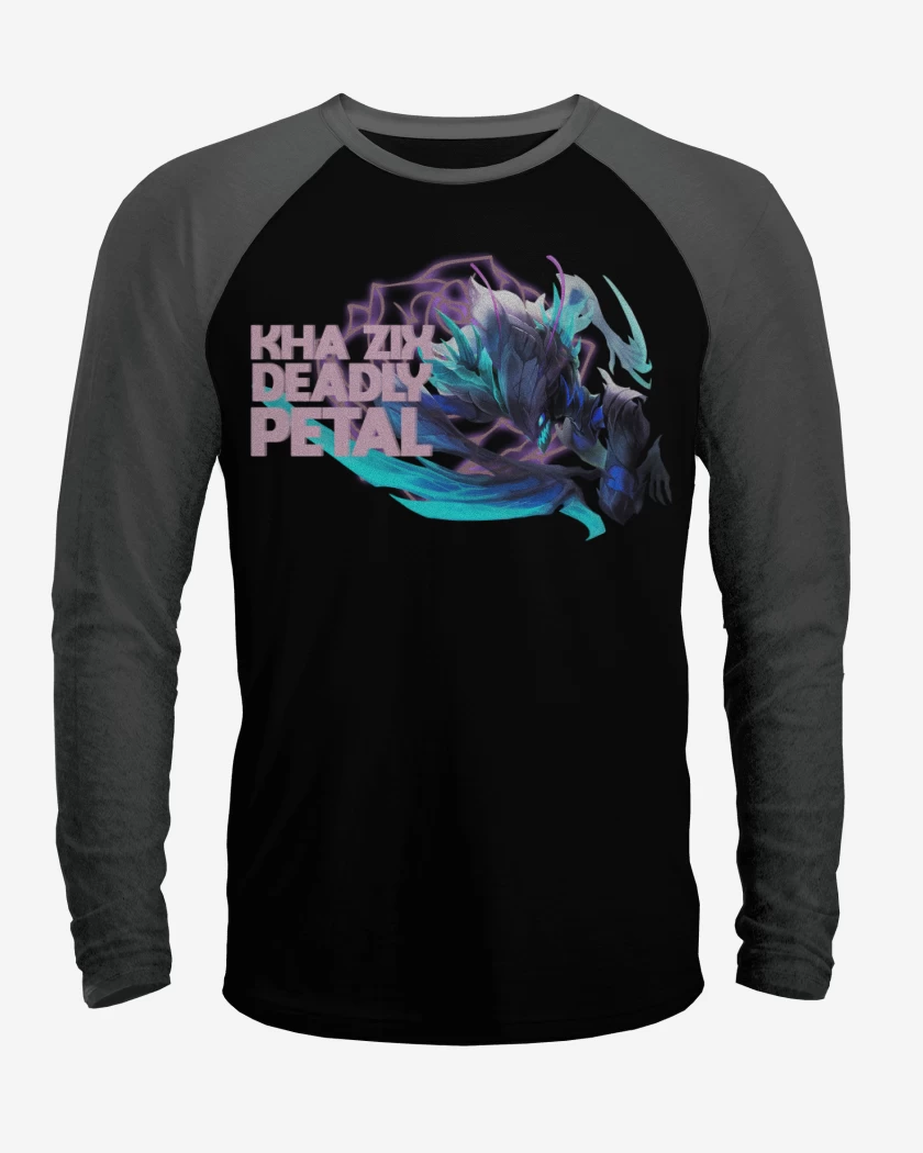 Polera Raglan Khazix deadly Petal
