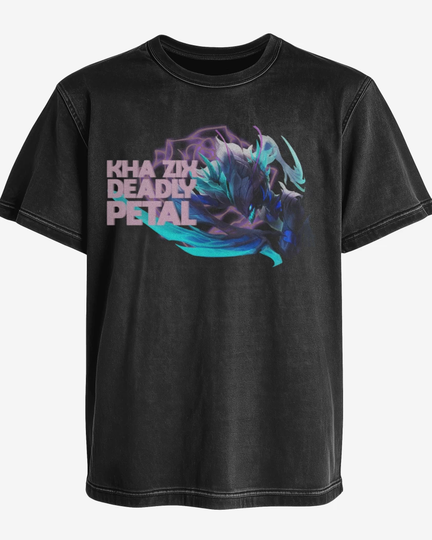 Polera desgastada Khazix deadly Petal