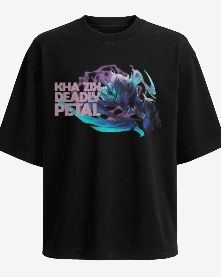 Polera Oversize Khazix deadly Petal