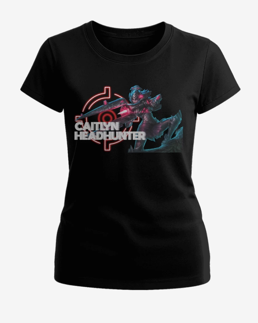 Polera de Mujer Negro de Caitlyn Headhunter