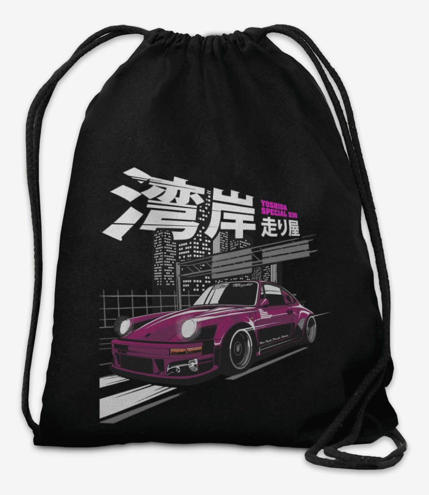 Mochila Negro de Yoshida Porsche 930