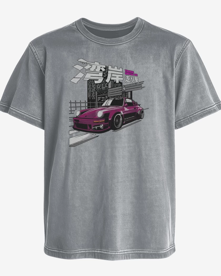 Polera desgastada Yoshida Porsche 930