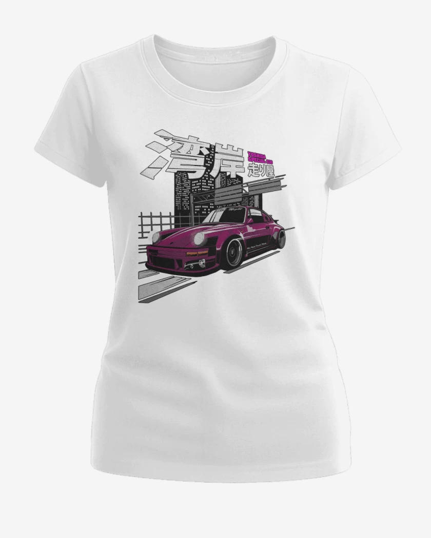 Polera de Mujer Blanco de Yoshida Porsche 930