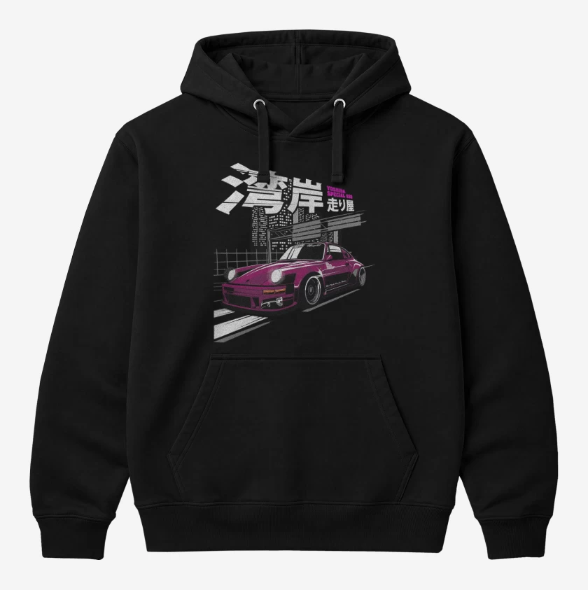 Polerón Canguro Negro de Yoshida Porsche 930