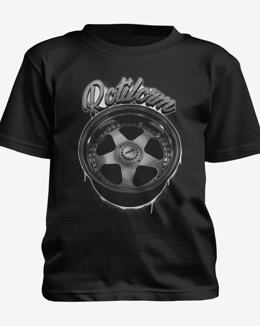 Polera de niño Negro de Rotiform