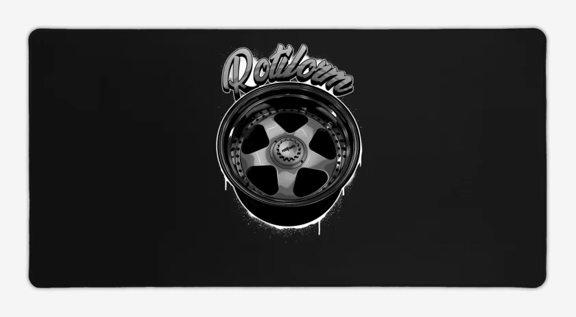Mouse pad Gamer Negro de Rotiform