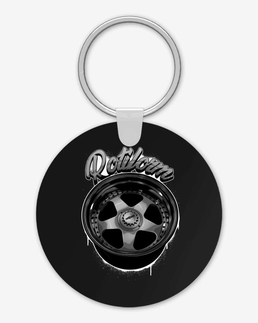 Llavero Negro de Rotiform