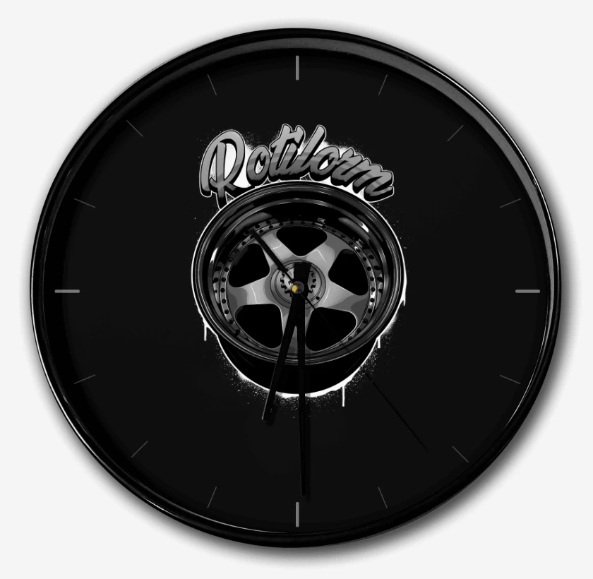 Reloj Negro de Rotiform
