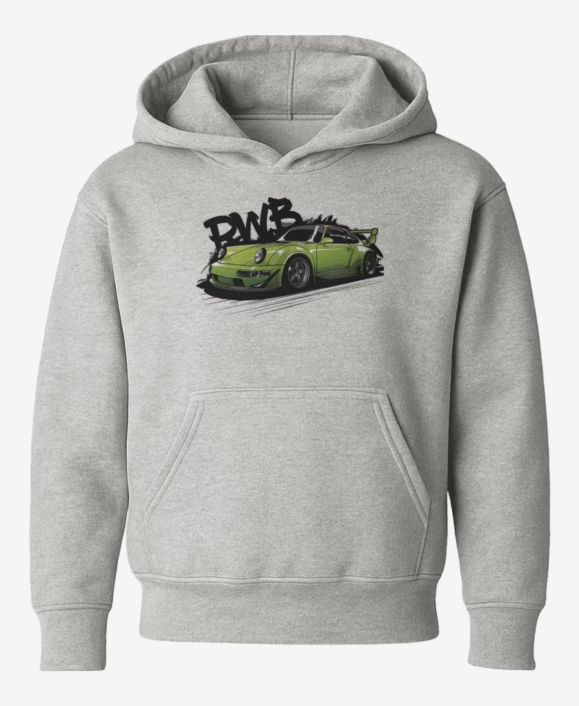 Poleron de niño Gris Melange de Porsche RWB