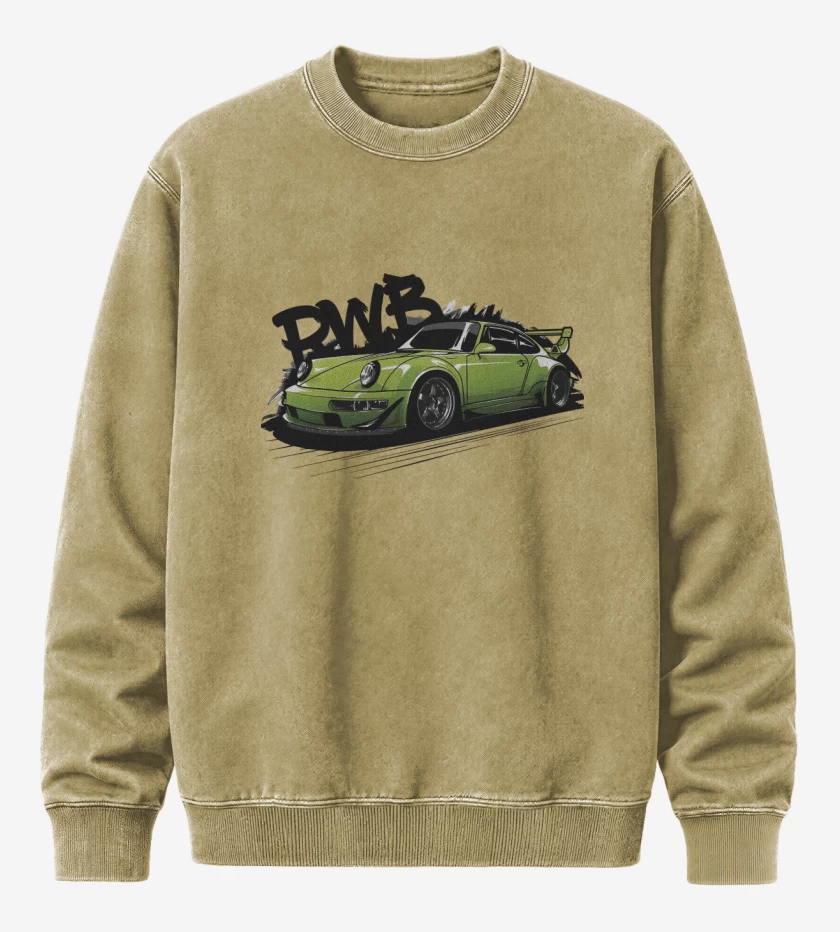Poleron Polo Acid Wash Beige de Porsche RWB