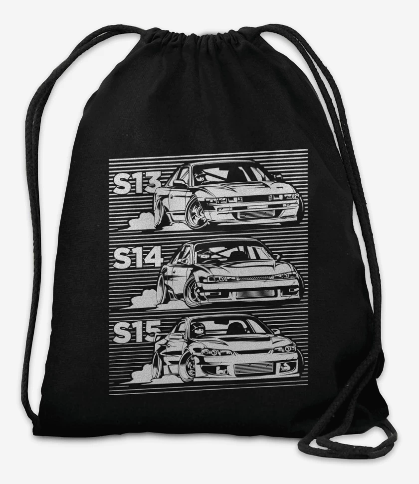 Mochila Negro de Nissan Silvia 2