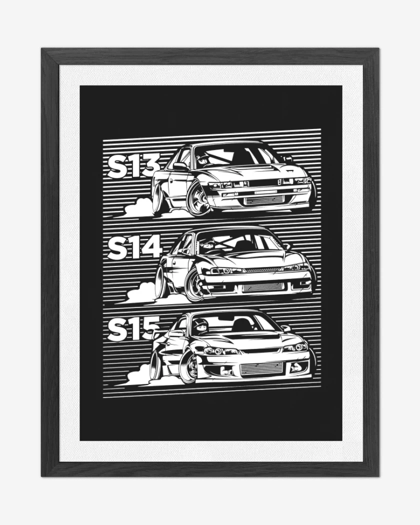 Cuadro decorativo Nissan Silvia 2