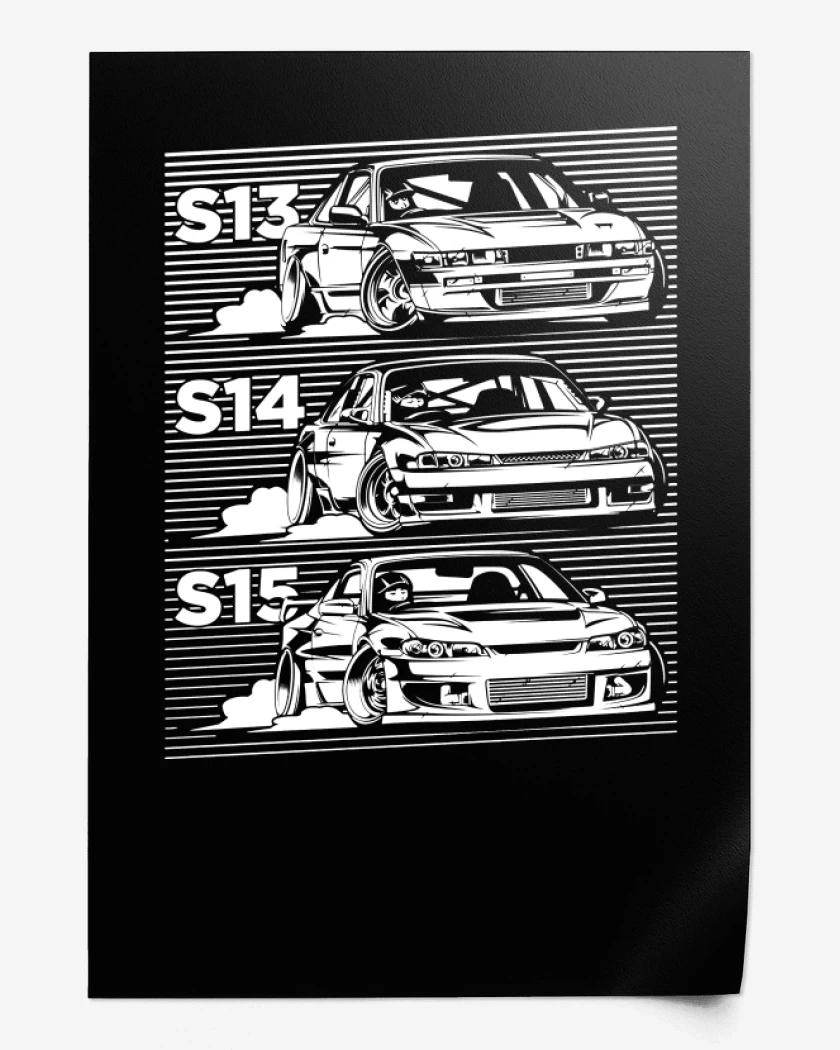 Print Nissan Silvia 2