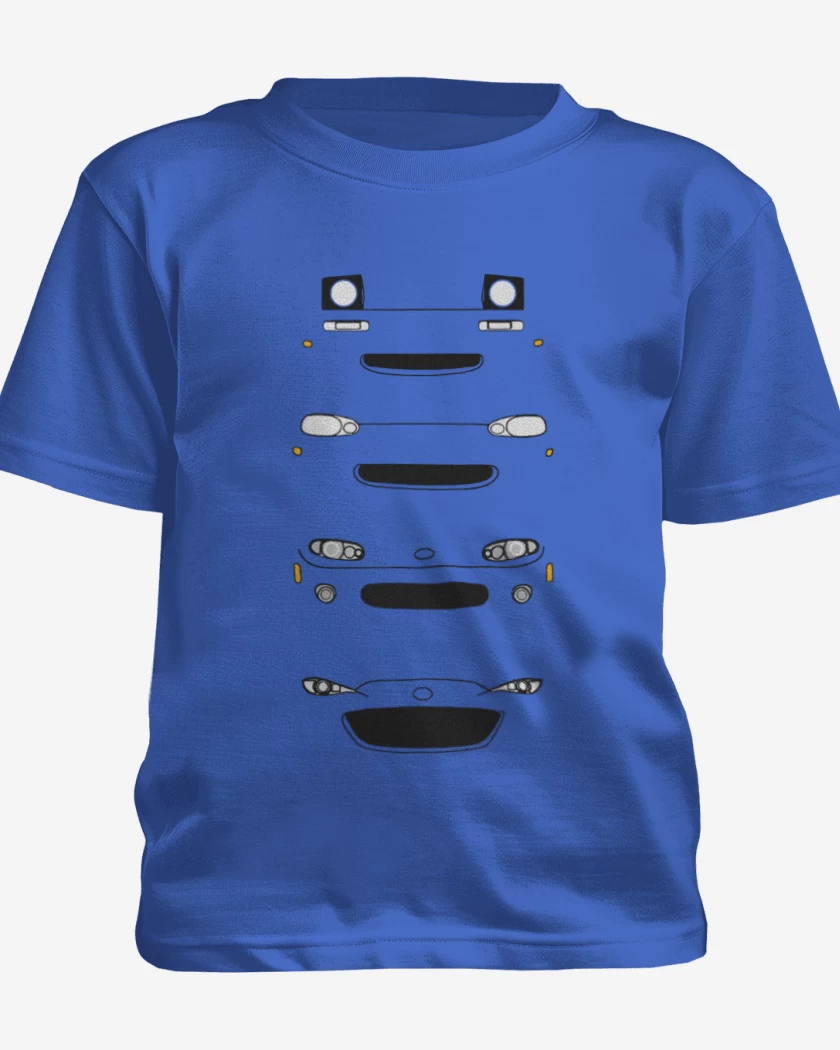 Polera de niño Azul Rey de Mazda Mx-5