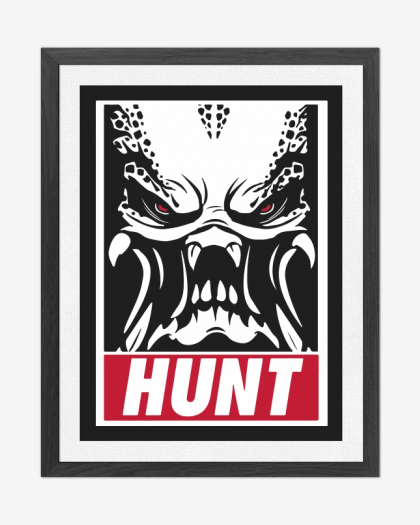 Cuadro decorativo Negro de Hunt