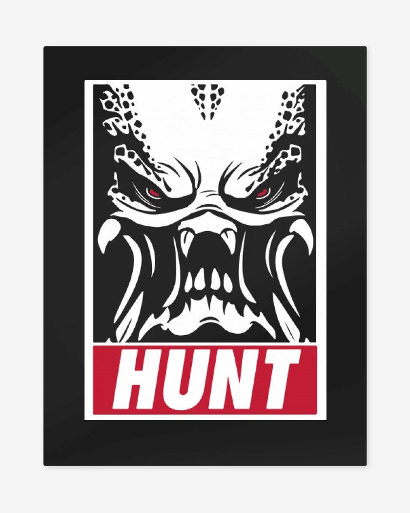 Print metalico Negro de Hunt