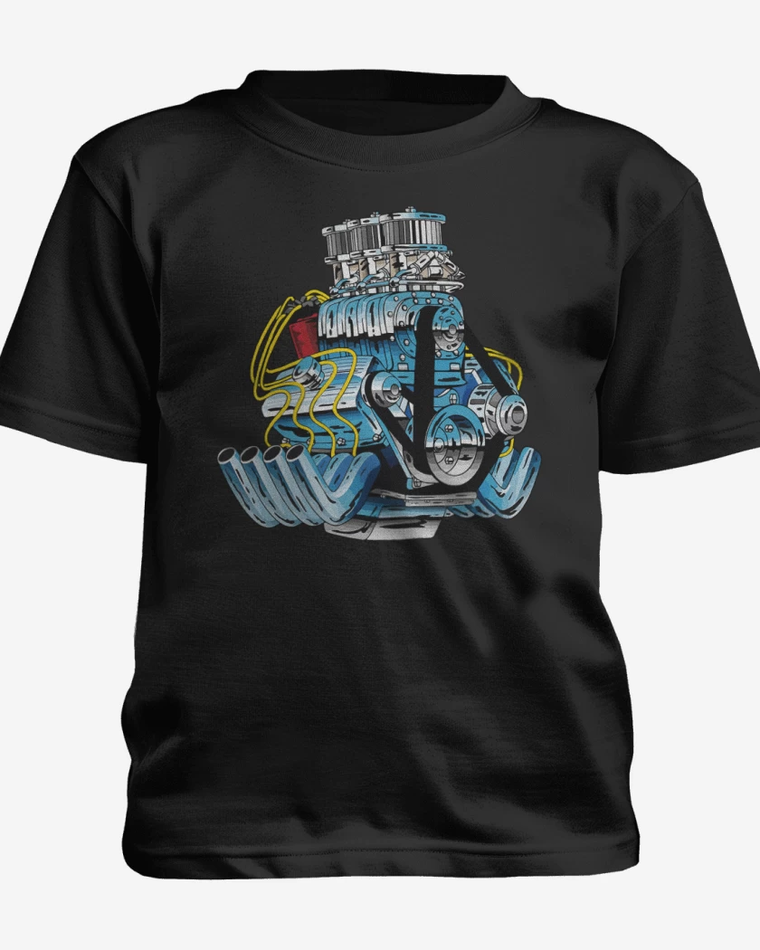 Polera de niño Negro de V8