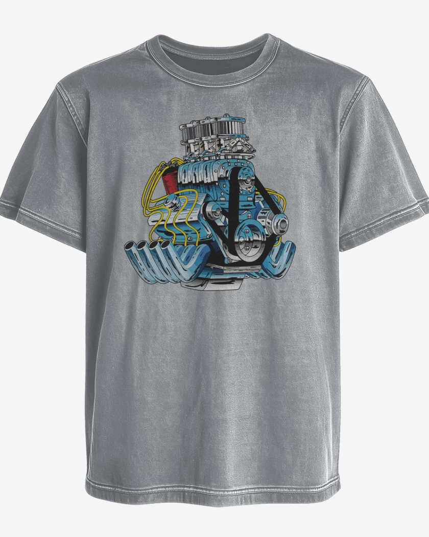Polera desgastada V8