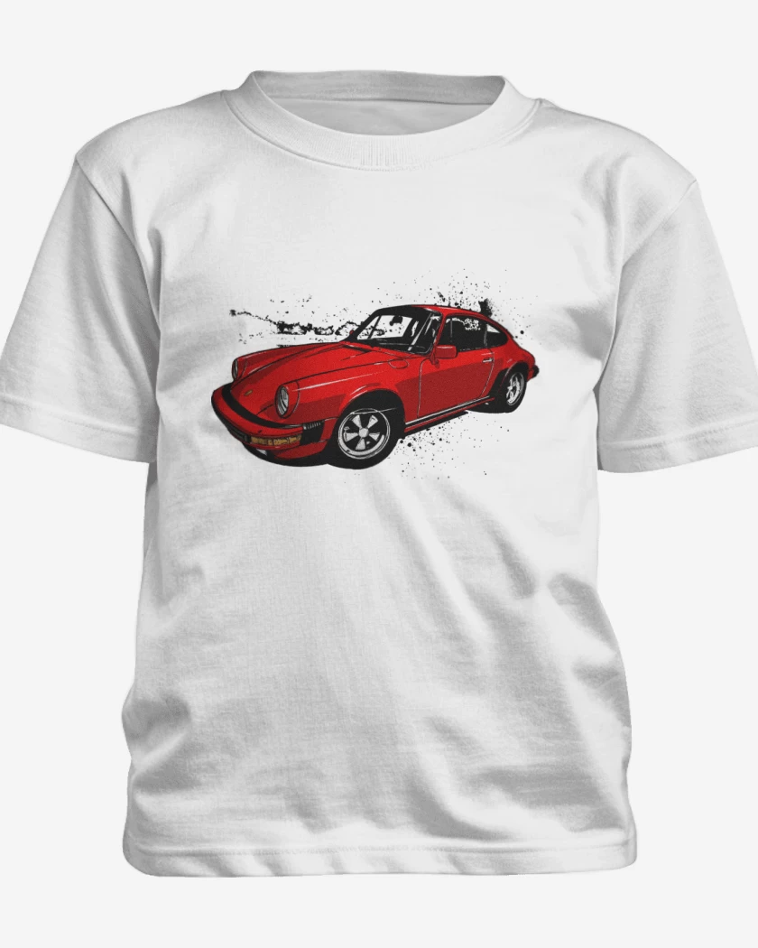 Polera de niño Blanco de Porsche 911 2