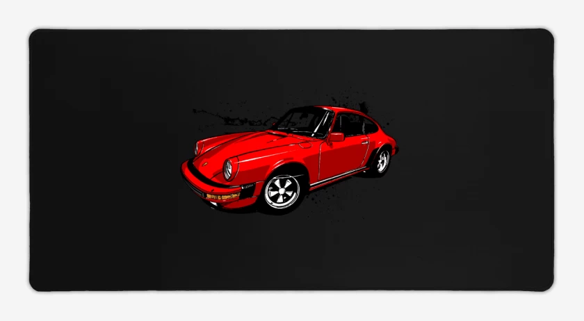 Mouse pad Gamer Negro de Porsche 911 2