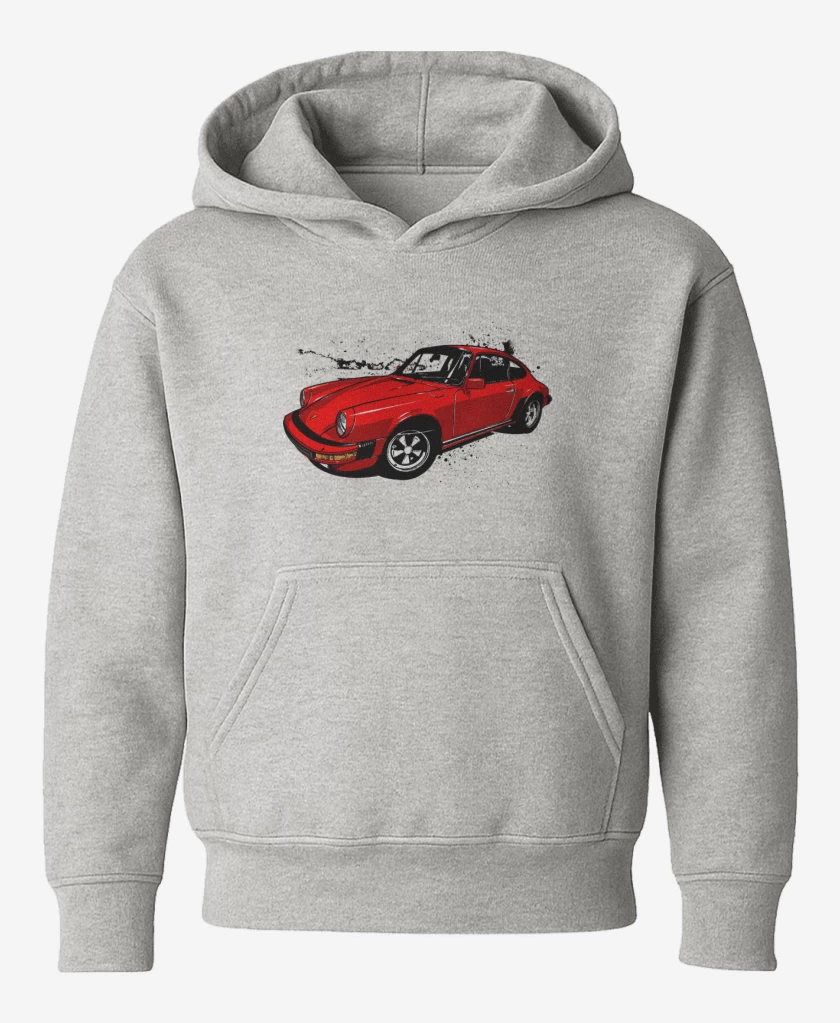 Poleron de niño Gris Melange de Porsche 911 2