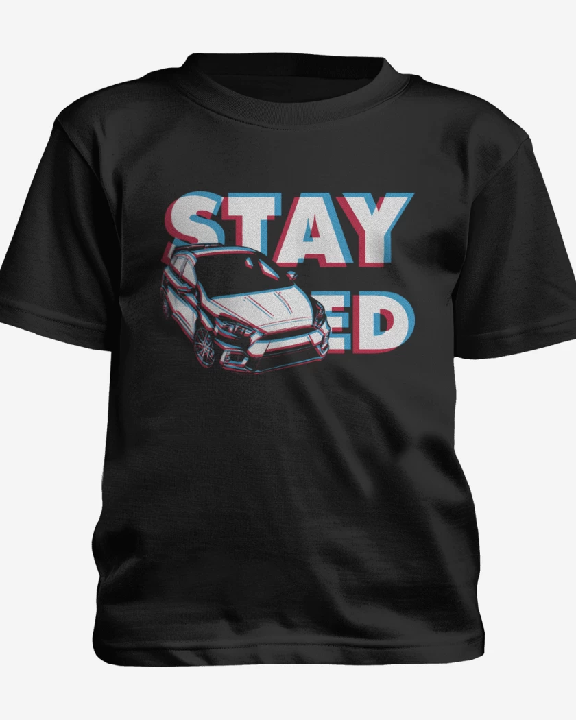 Polera de niño Negro de Stay Focused