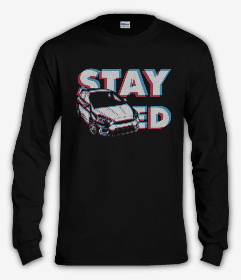 Polera manga larga Stay Focused