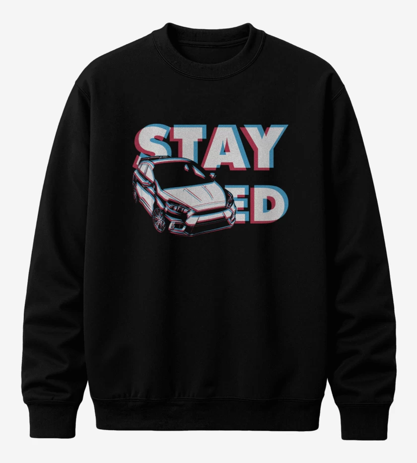 Poleron polo Negro de Stay Focused