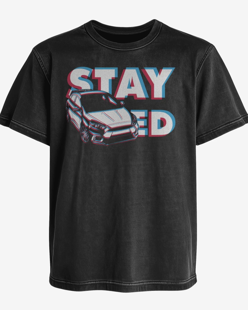 Polera desgastada Stay Focused