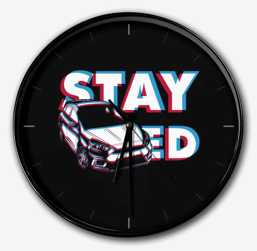 Reloj Negro de Stay Focused