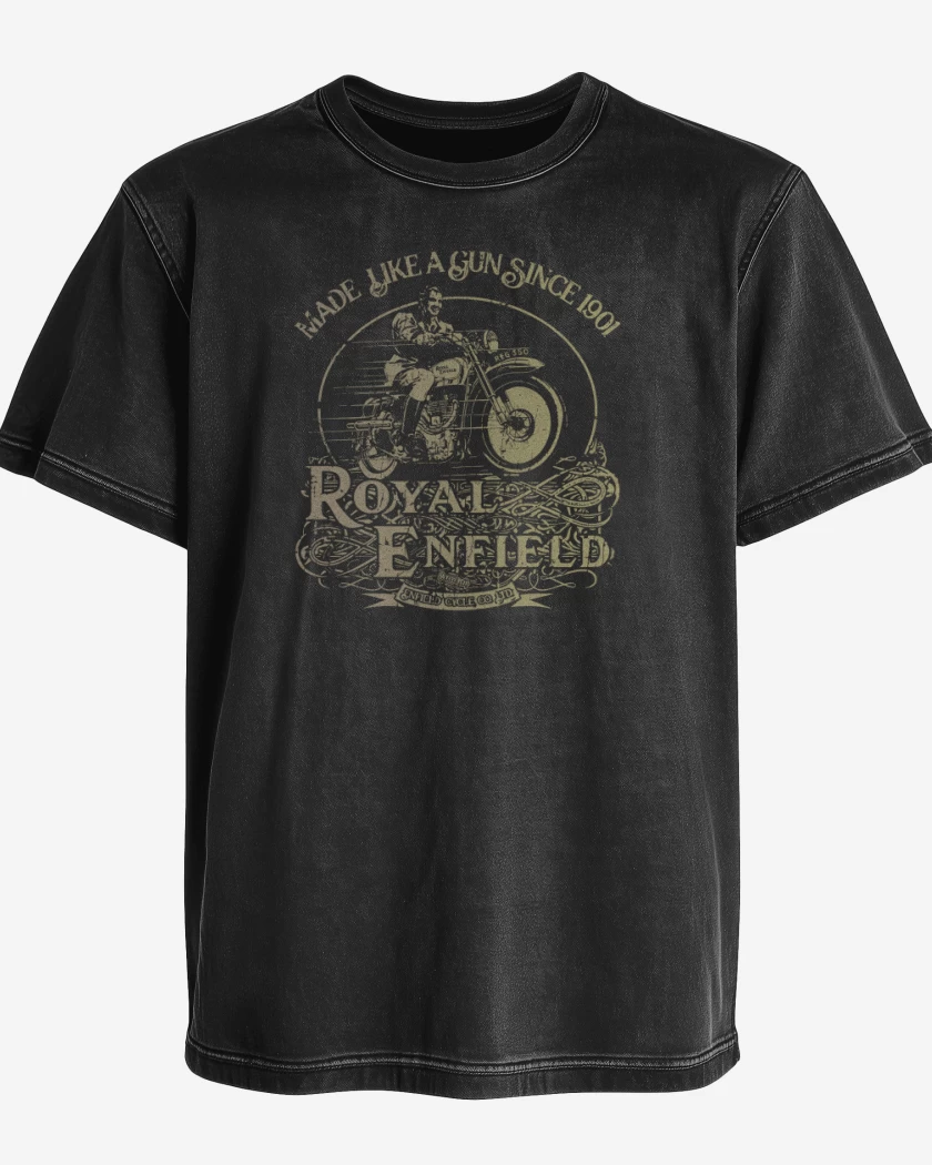 Polera desgastada Royal Enfield