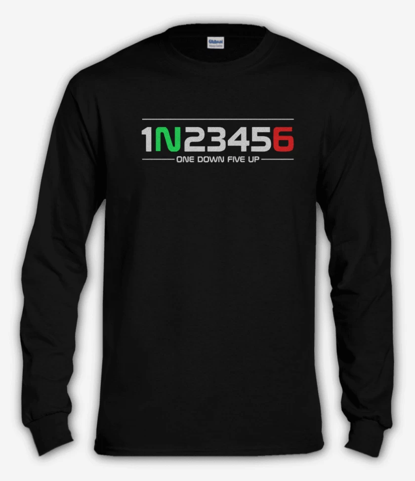 Polera manga larga Negro de One down Five up